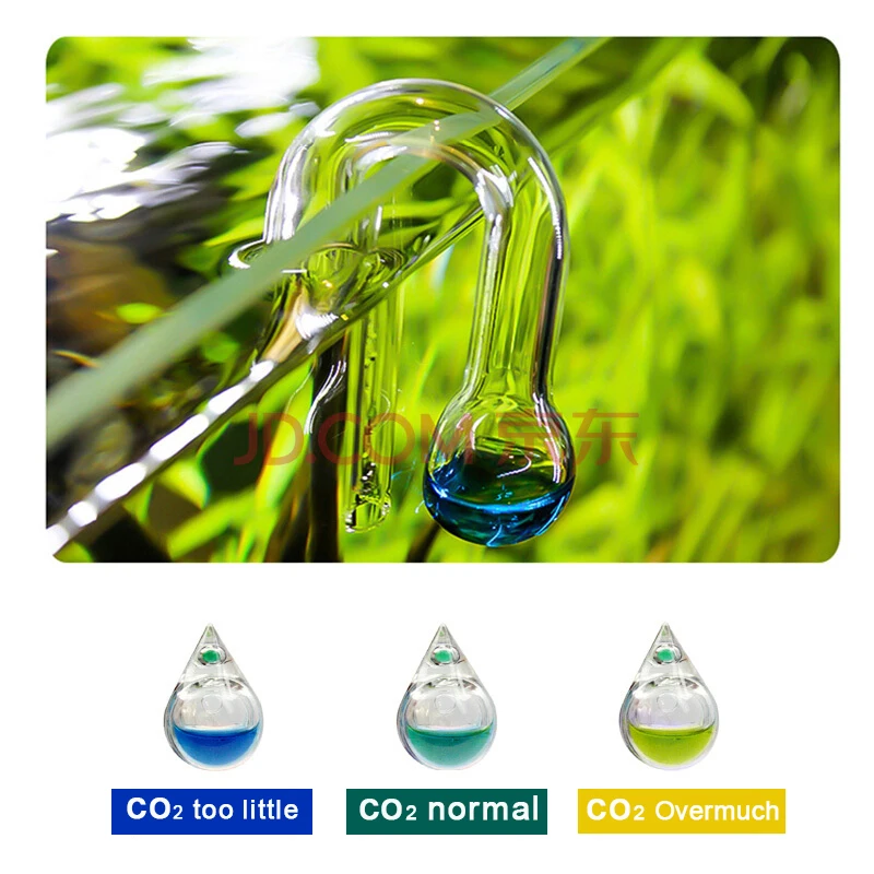 

VIV glass CO2 Bubble counter CO2 Checker for Aquarium