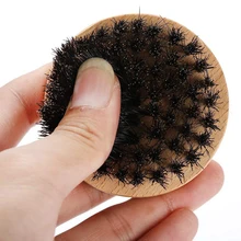 6x3,2 см мужские усы для бритья волос для очистки лица Натуральный Кабан щетина борода мини-кисточка
