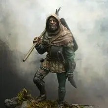 [Loong Way Miniatures] Tartar немецкий Наёмник XV c. 75 мм миниатюрные из полимерной смолы