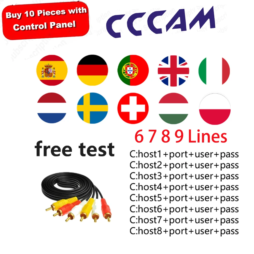 

Europre cccam Spain cccam cline germany europe cline for 1 year spain DVB-S2 gtmedia v8 nova Best Stable Portugal
