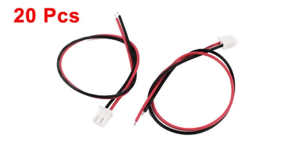 20 шт JST-XH RC Lipo 2 Pin баланс удлинитель провода кабель для RC вертолет модель Lipo батареи принадлежности для прокладки кабелей