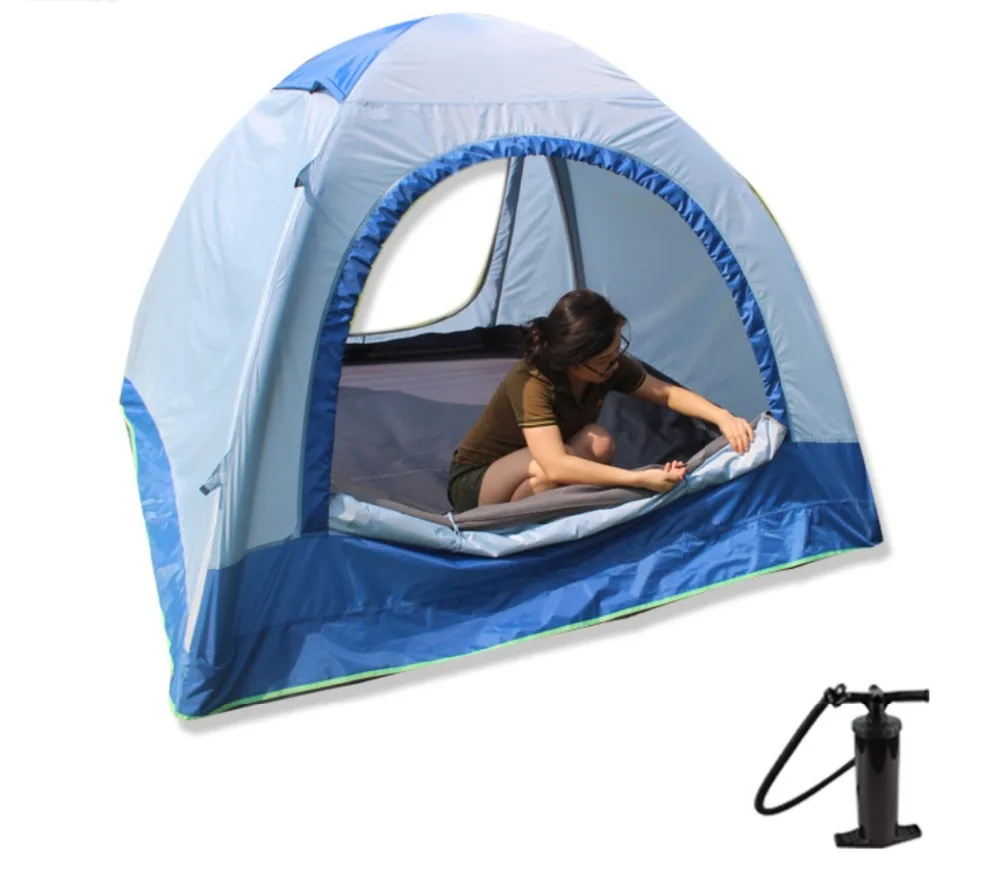 2-3 Person Outdoor beach Inflatable Camping backpacking air dome tent with air TPU tube