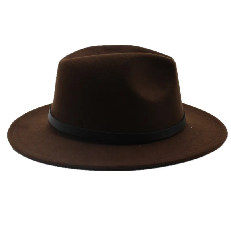 Seioum фетровая шляпа с листьями Мужские фетровые шляпы с поясом женские винтажные шляпы Трилби Шерсть Fedora теплая джазовая шляпа женская шляпа feutre Panaman