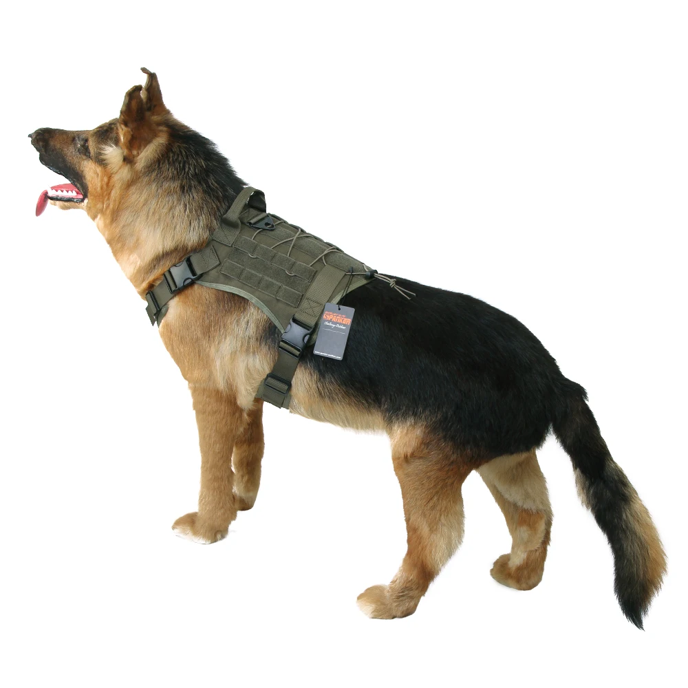 Отличная Элитная Одежда для собак, тактический жилет для собак, тренировочный жилет для собак, одиночная версия, жилеты для собак