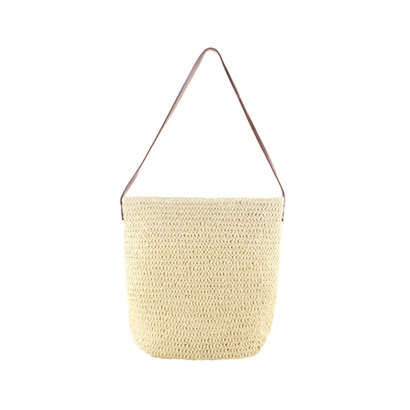 Women Summer Travel Straw Bags INS Popular Female Hot Handbag Casual Lady Beach Shoulder Bag Large Holiday Knitted Bolsa SS3251 (3)