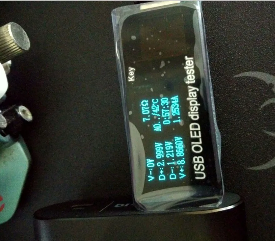 USB тестер постоянного тока OLED 128x64 вольтметр измеритель напряжения тока power Bank емкость батареи монитор телефон зарядное устройство детектор+ USB нагрузка