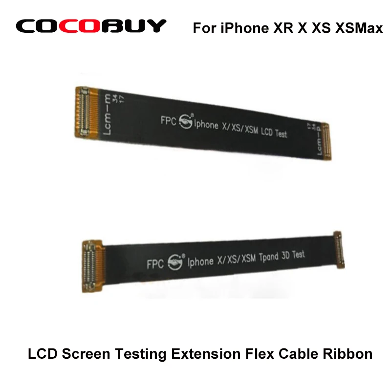 Novevel LCD Screen &3D Testing Extension Flex Cable Ribbon for iPhone X XR XS XS MAX  iPhone Series