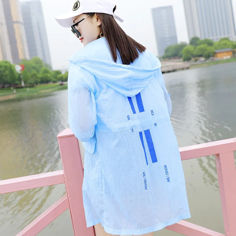 5Sun Shirt Quick Dry Sun UV Protection Women Hooded Jackets Thin Long Windbreaker Breathable Beach Cycling Hiking Sunscreen Tops