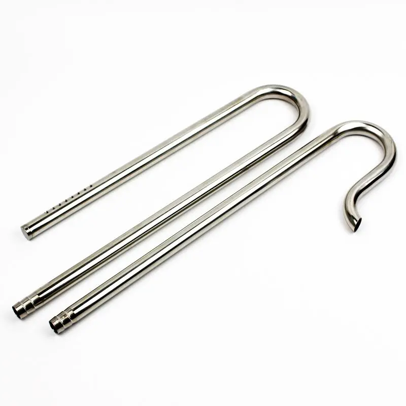 

Aquarium Stainless Steel Inflow & Outflow Lily Water Pipe 12/16mm Tube Hose Live Plant Aquatic Fish Tank Canister Filter Set