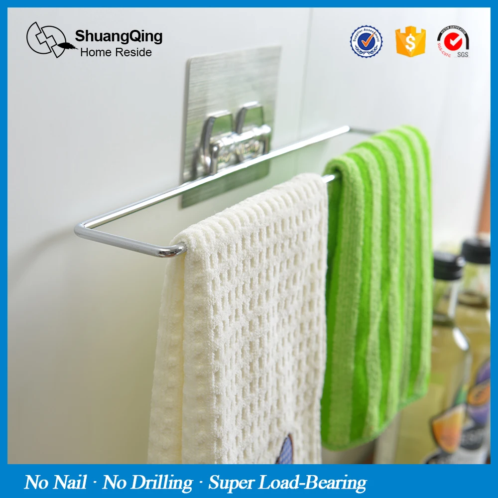 towel rack stainless steel hardware no nail no drill towel one bar bath