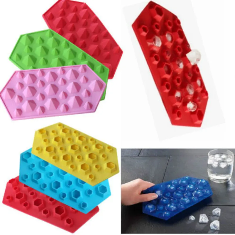 

Diamond Gem Shape Freeze ICE Cube Mould Chocolate Mold Cookies Cake Maker Tray