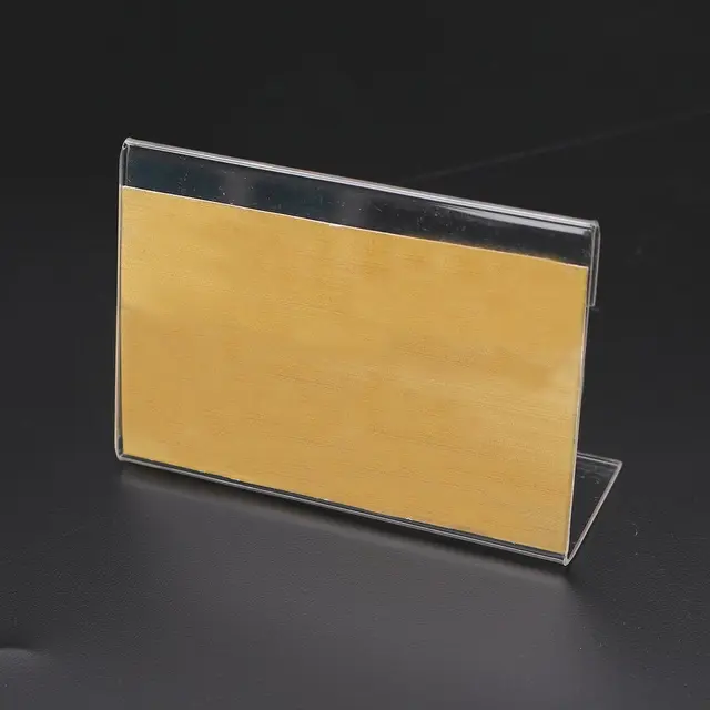 20pcs acrylic name card display holder label price sign tag shop stands 9cmx6cm - Card Display Holder 20pcs acrylic name card display holder label price sign tag shop stands 9cmx6cm - Card Display Holder
