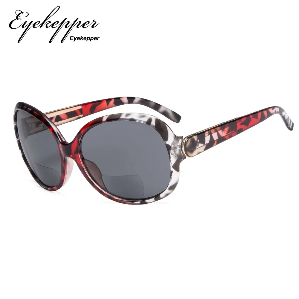 

S055-Bifocal Eyekepper Bifocal Sunglasses Women Sun Readers Reading Sunglasses Oversize