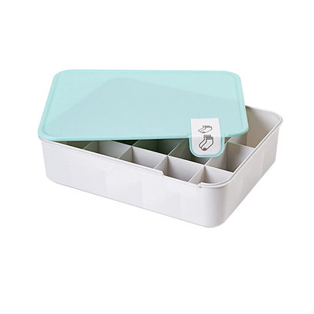 

Fifteens Lingerie Socks Bar Storage Box Drawers Finishing Household Home Socks Box Dormitory Preventing Dust Underwear Boxes