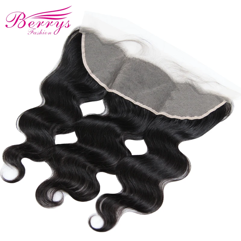 Berrys Модные прозрачные волнистые кружевные Фронтальные 13X4 перуанские Виргинские волосы с волосами младенца натурального цвета 10-20 дюймов