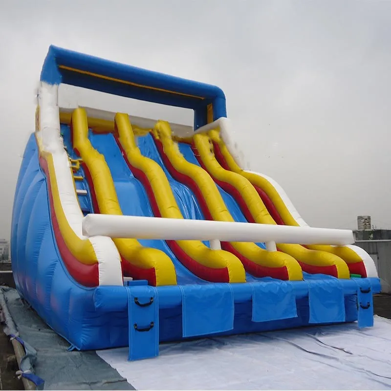 Large inflatable pool slide for adults and kids/ good quality commercial inflatable slide