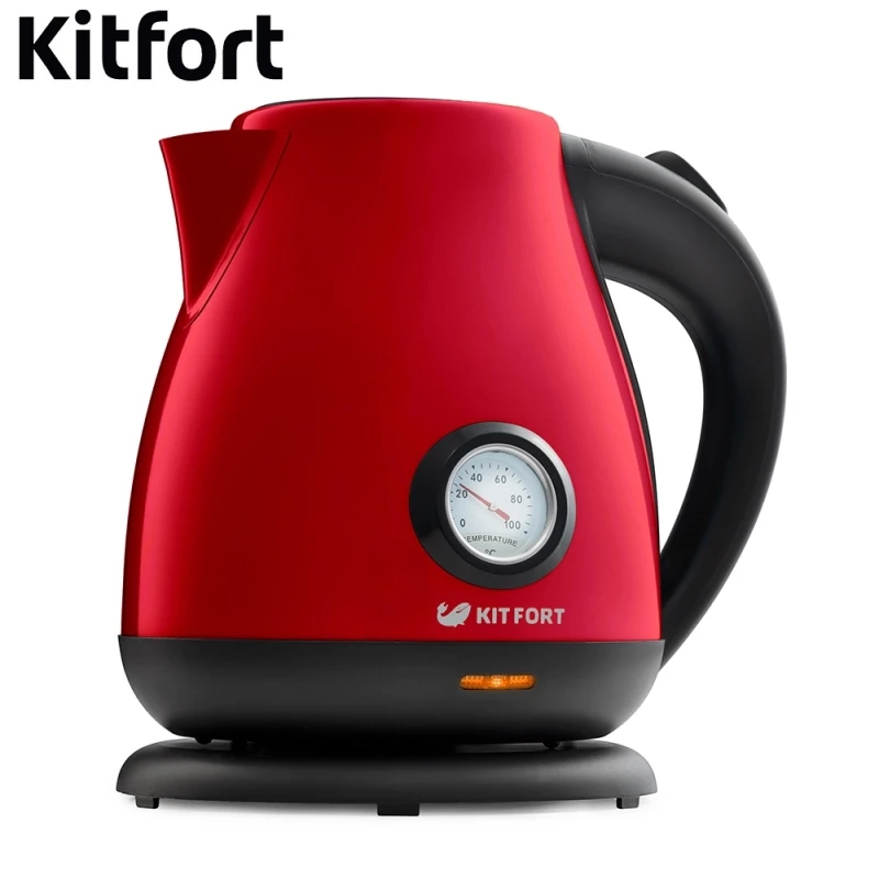 Электрочайник Kitfort KT-642 - Цвет: Красный