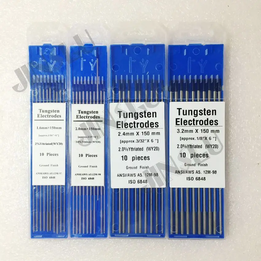 2.0mm WC20 Grey 1.0Mm - 4.0Mm Welding Tig Tungsten Electrode 150Mm 16Inch Wt20 Wc20 Wl15 Wl20 Wp Wz08 Wy20