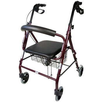 

Mobiclinic | Rollator for Seniors with 4 Wheels | Walker | Model: Escorial | Ultralight Aluminium | Foldable