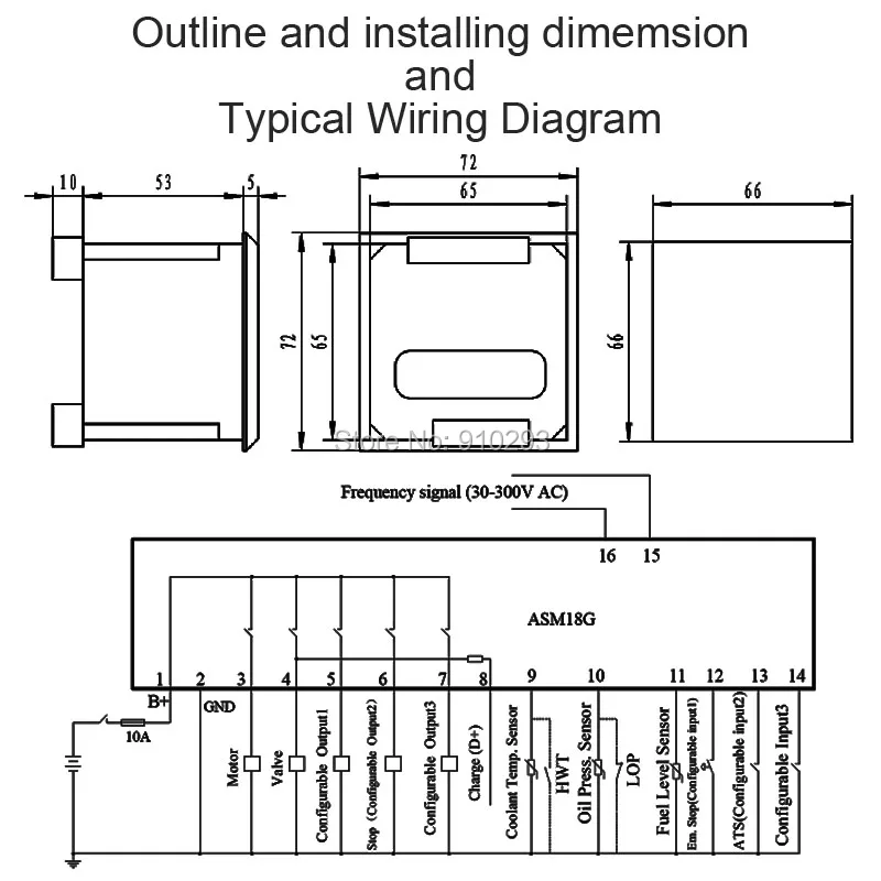 Cheap generator set controller