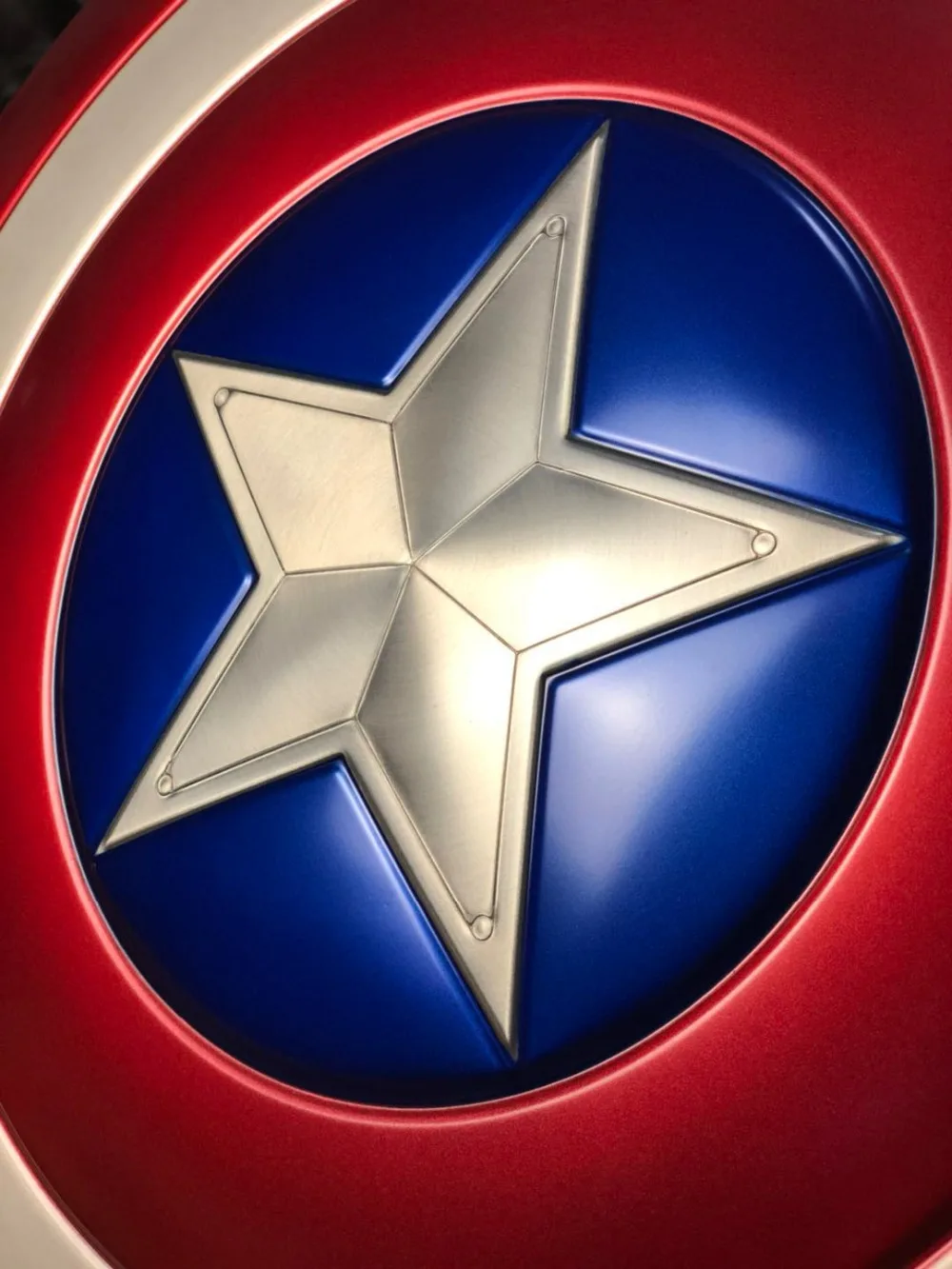 [Изготовлено из металла] Капитан Америка щит 1:1 Реплика оружия ...