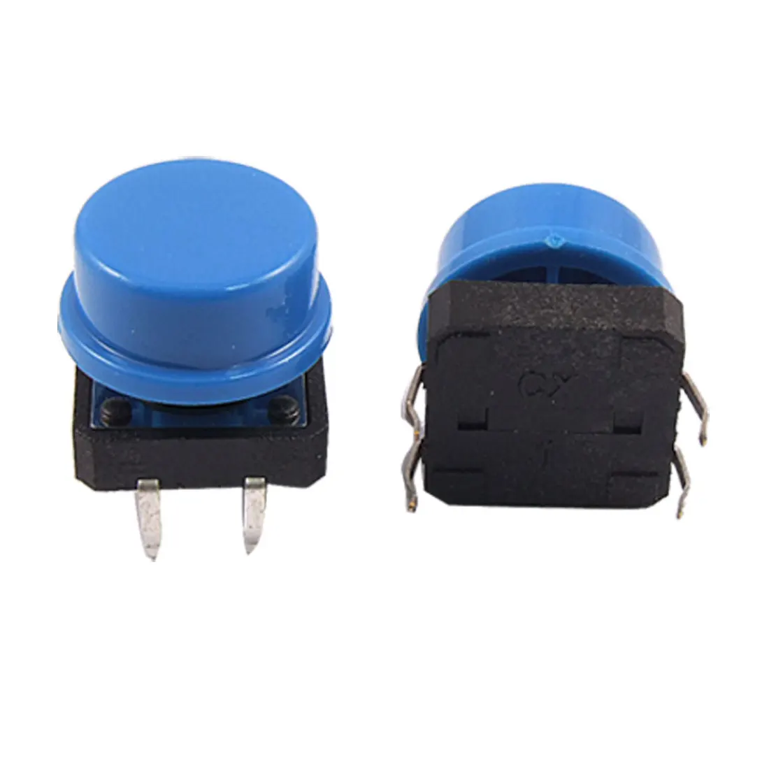 Uxcell 10 Pcs Tactile Push Button Switches - 12x12x7.5mm DIP Momentary Tact Switch For PCB