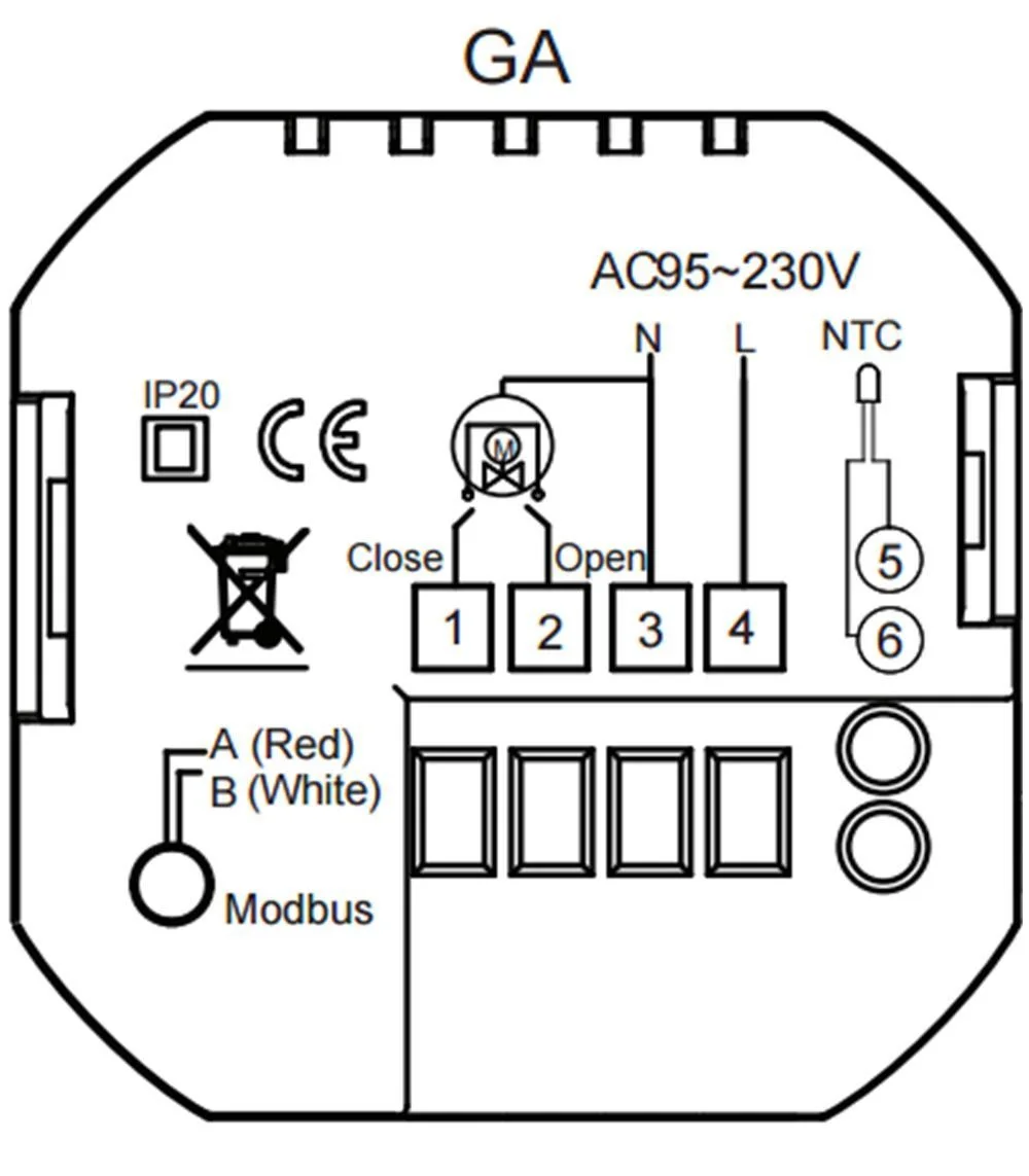 MJZM 3A-3000 цифровой термостат, Еженедельный программируемый AC95-240V, система подогрева полов, термостат для комнатных теплых