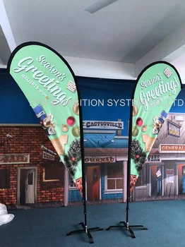 

Free shipping!Advertising Teardrop Banner Flying Feather Flag W/Graphic Printing(S size)