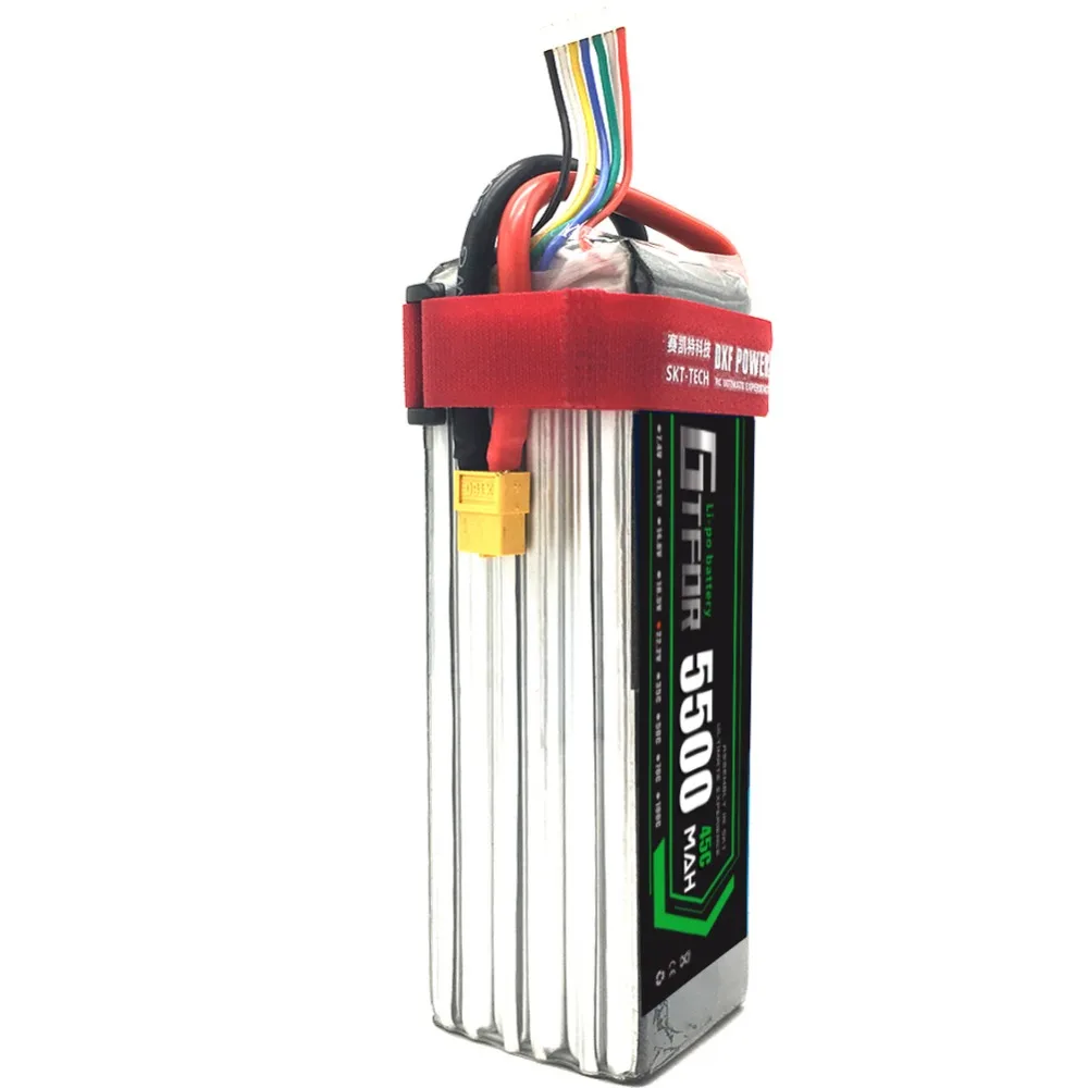 GTFDR Lipo батарея 22 2 V 5500MAH 45C 6S MAX 90C T/XT60 RC для Rc вертолета автомобиля лодки дрона
