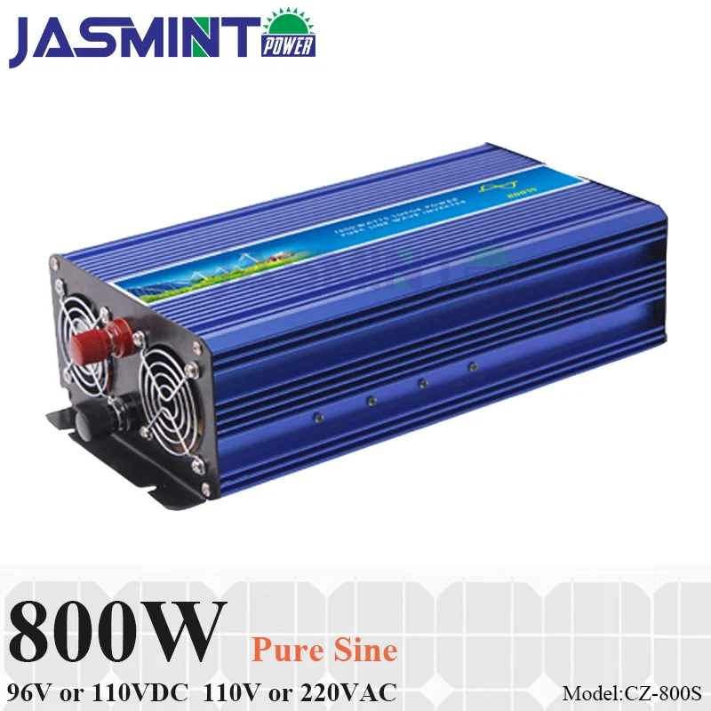 

800W 96V/110VDC to 110V/220VAC Off Grid Pure Sine Wave Single Phase Solar or Wind Power Inverter, Surge Power 1600W