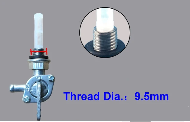 male threaded fuel tank switch