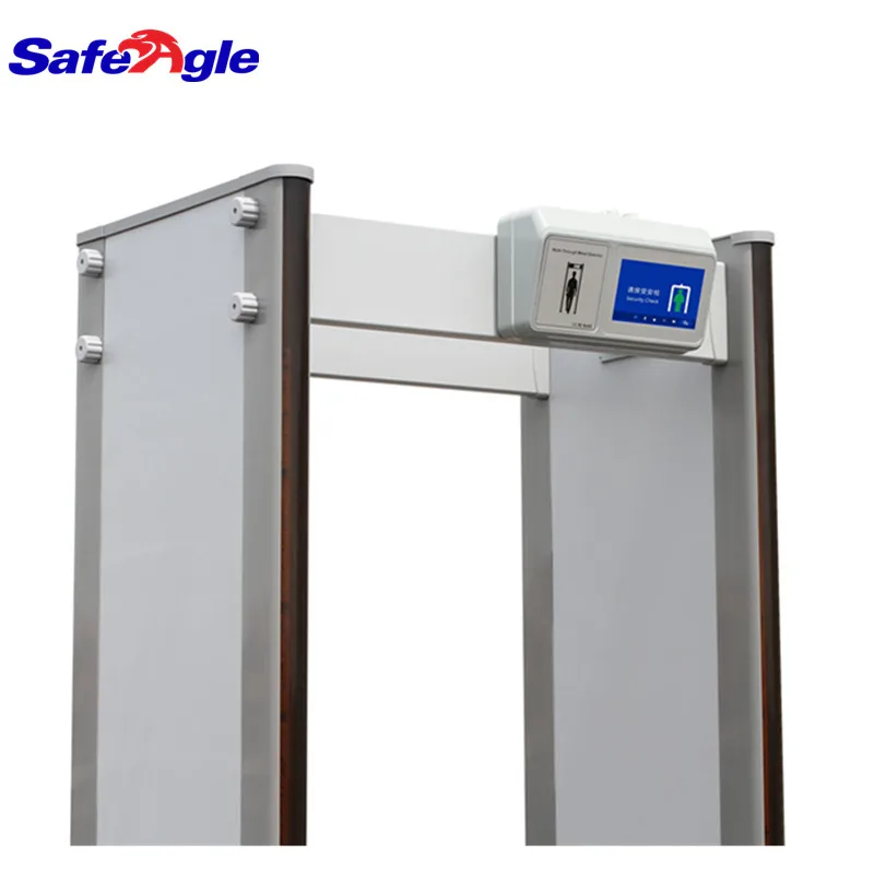 Safeagle 33 зоны Прогулка через ворота металлоискателя с 7 дюймовой сенсорной