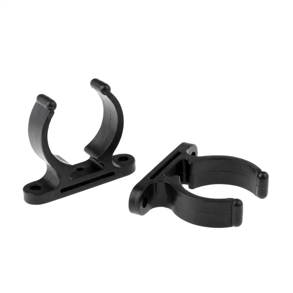 1 Pair Nylon Kayak Oar Clips Inflatable Boat Paddle Clip Holder Clips Kayak Boat Accessory Black 