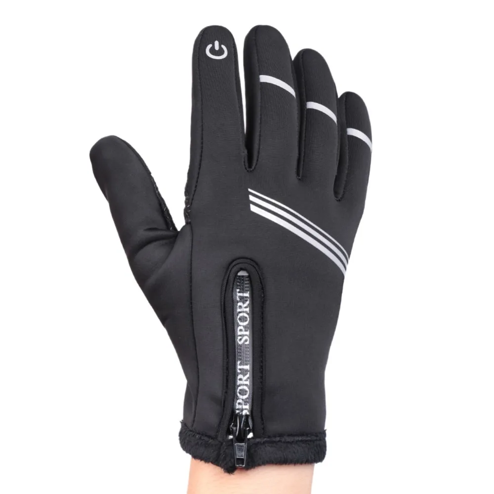 Новинка, велосипедные перчатки с сенсорным экраном, зимние, тепловые, ветрозащитные, теплые, полный палец, велосипедные перчатки, противоскользящие, велосипедные перчатки для мужчин и женщин
