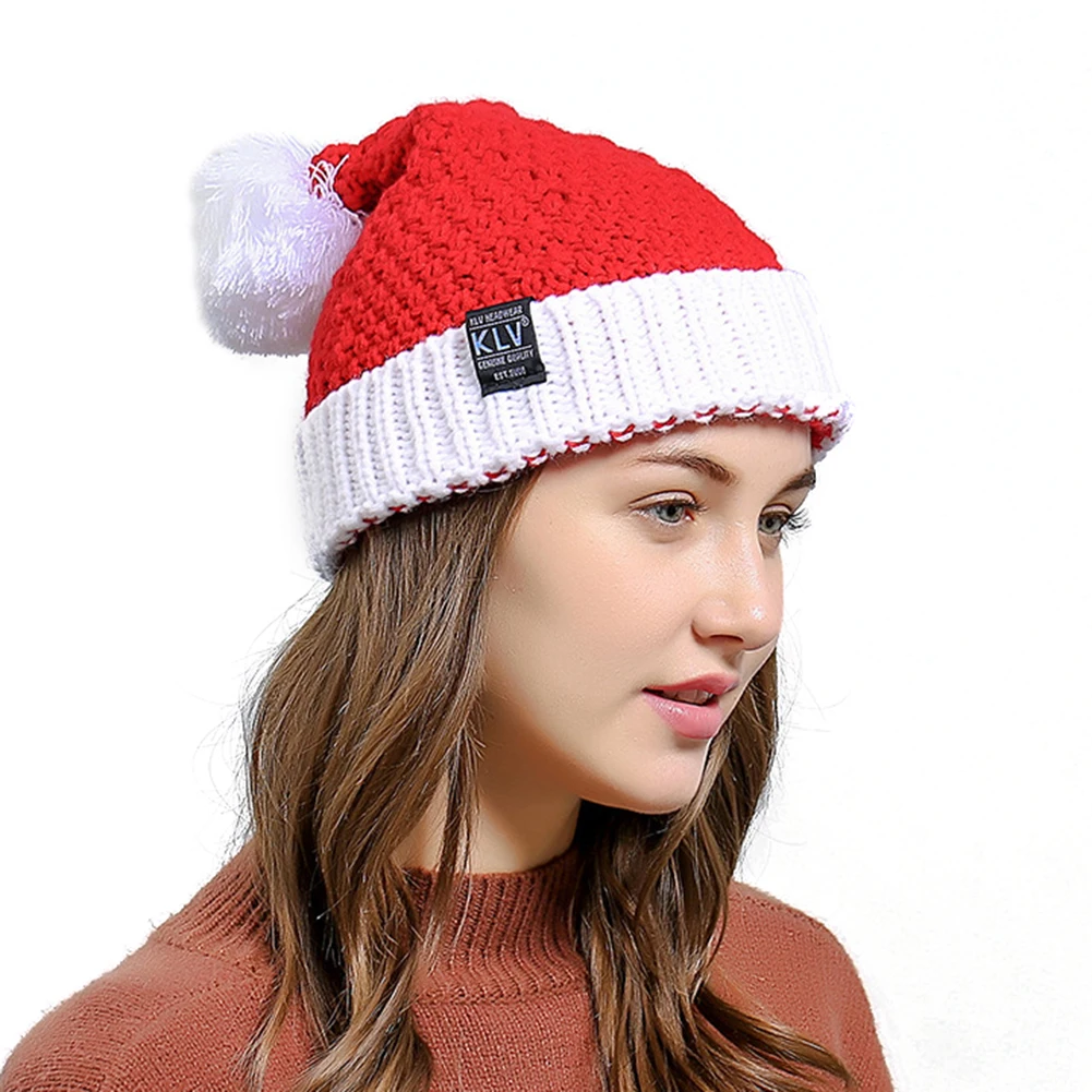 Fashion Cute Christmas Style Crochet Knitted Men Women Beanie Hat Warm