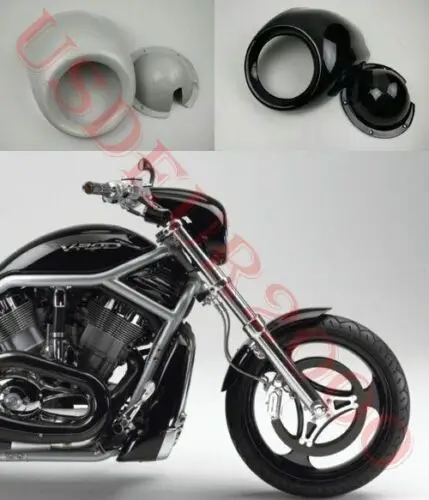 Передняя фара обтекатель хомут для Harley Davidson V ROD Night Rod Dyna FX Sportster Утюг XL 883 1200 48 72 черный/Unpaint