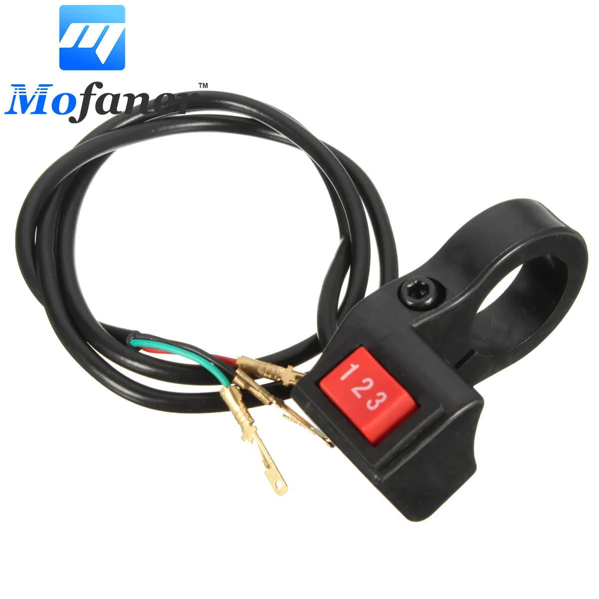 

22mm Electric 3 Speed Module Switch For Shift E-bike Scooter Bike Motorcycle Kit