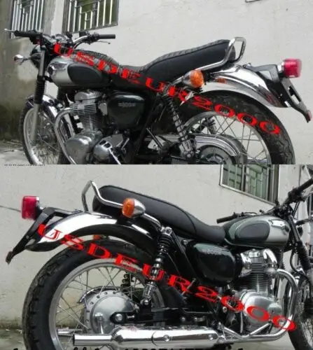 カワサキejw800 w650 w400用リアパッセンジャーグラブレール