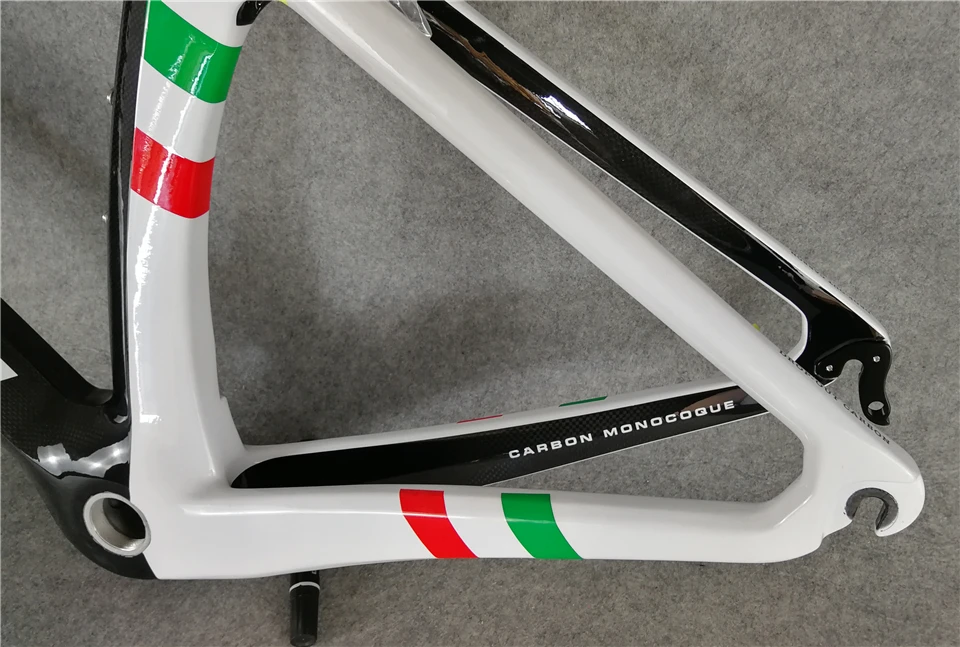 Sale T1000 3K/1K Matte/Glossy CARROWTER bicycle Frameset Cipollini World Champion NK1K carbon road bike frame with BB68/BB30 5