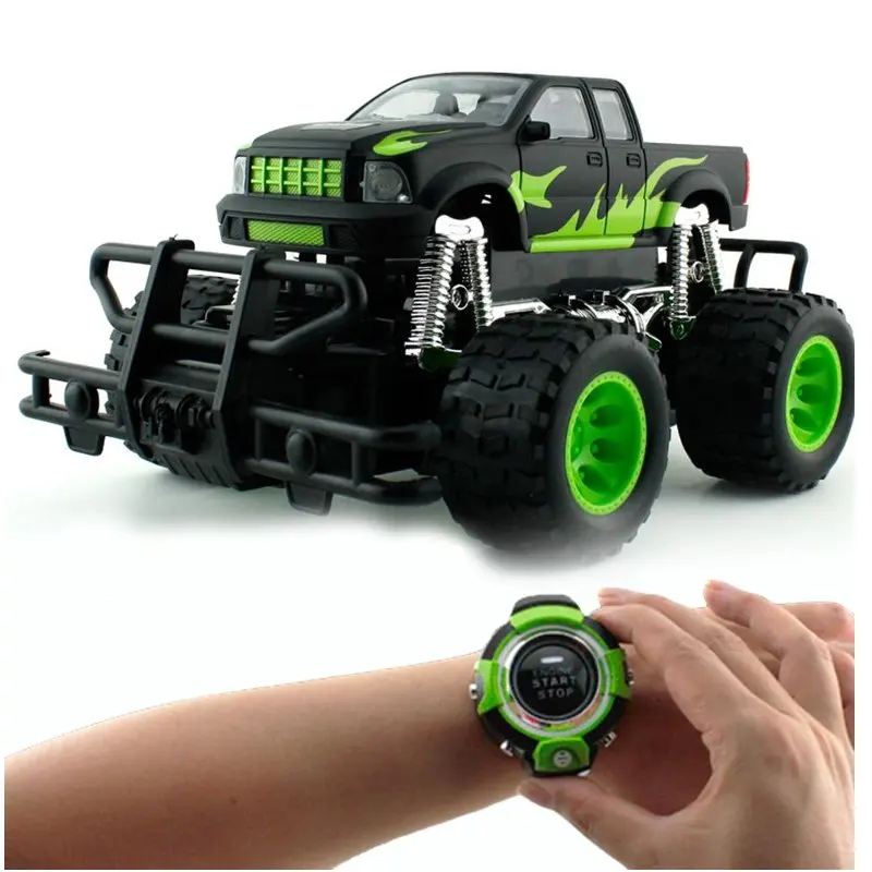 

Popular 2.4G 4CH 2WD Smart Phone Voice Control Toy RC Car Watch Controlled Smart Novel Toys Kids Birthday Gifts Presents