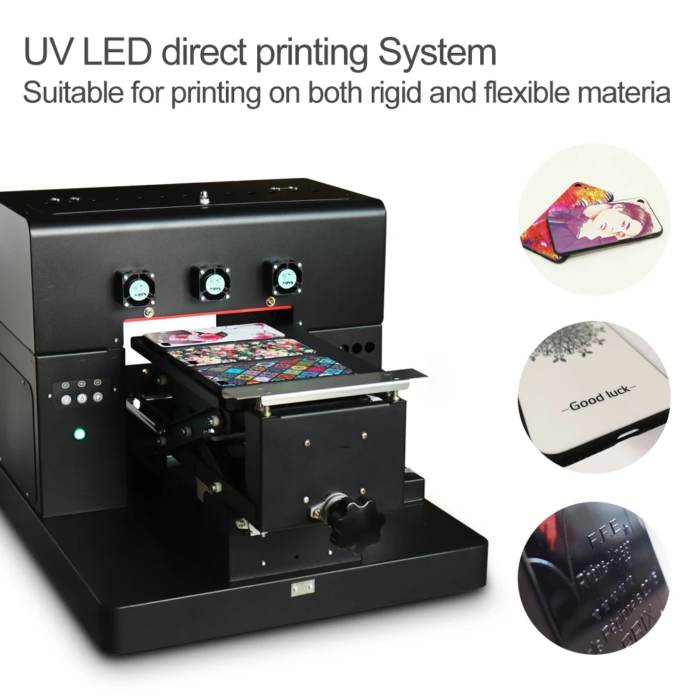 OYfame A4 UV Flatbed Printer LED with emboss effect phone Cover