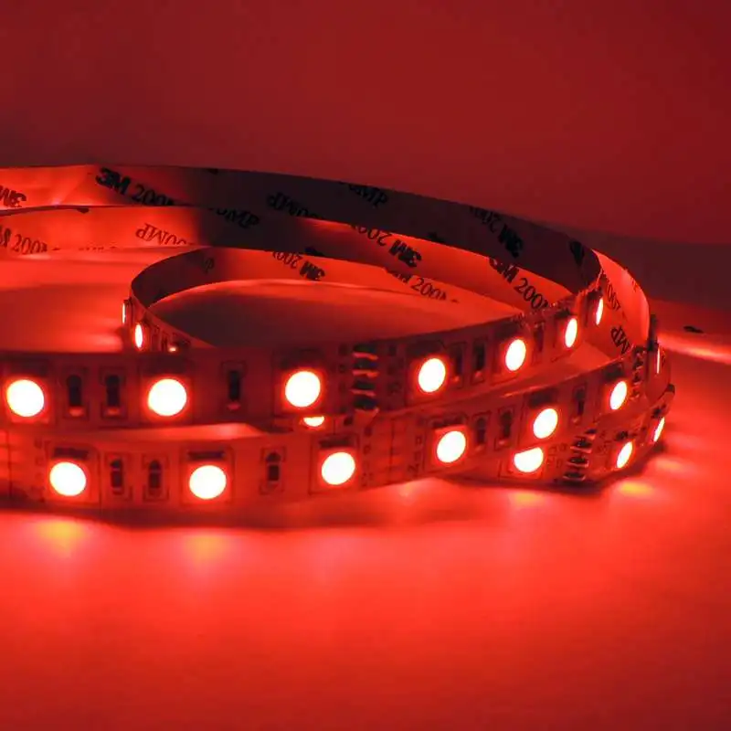Светодиодные ленты 5050 SMD RGB 3 фишки 10 мм PCB 5 м 300 светодио дный не водонепроницаемый