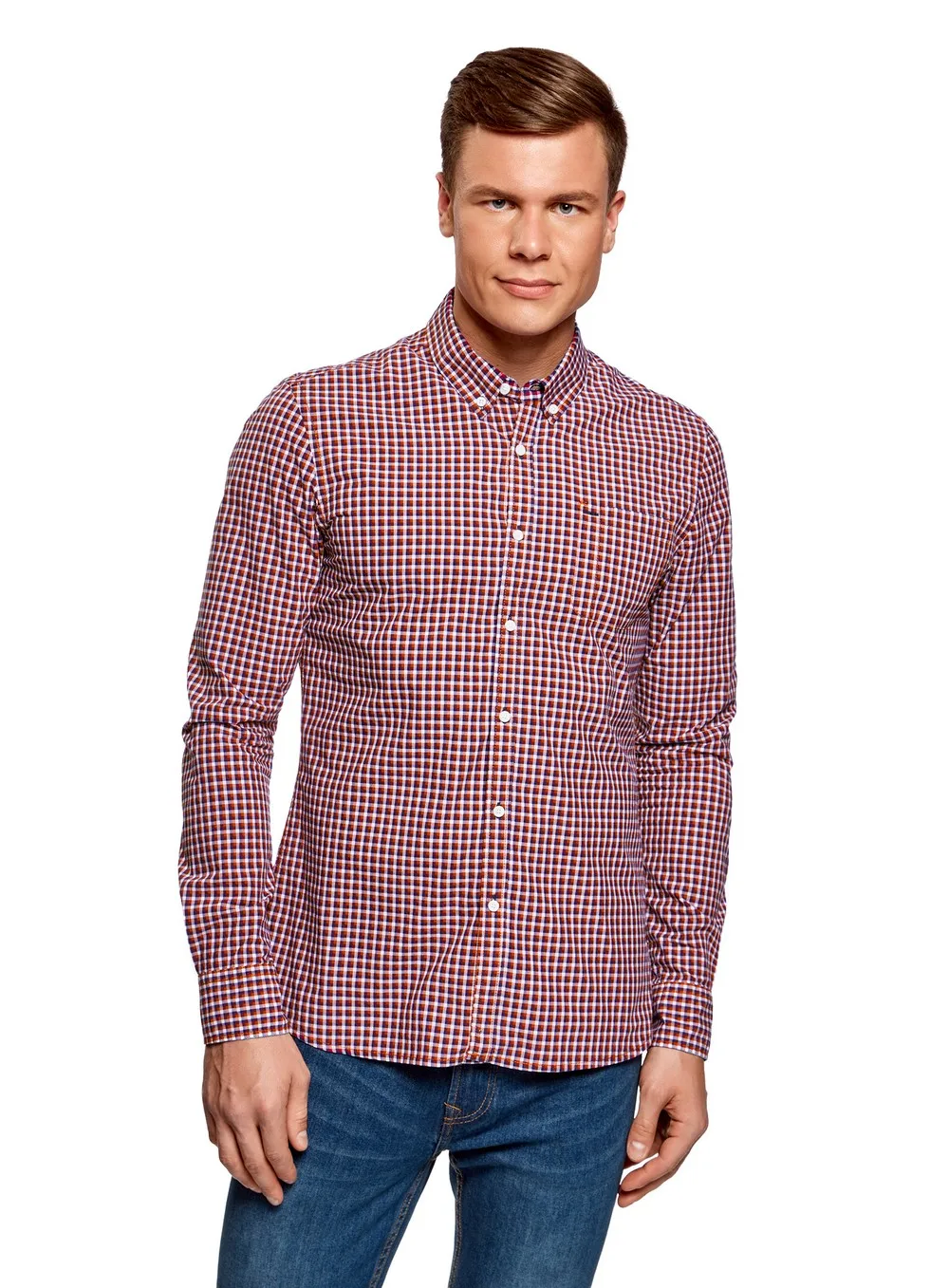 oodji Рубашка прямого силуэта принтованная 3L310145M 39511N|shirt shirt|shirt for menman man shirt |