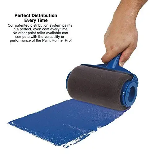 

Paint Runner Pro Roller Brush Painting Handle Tool - No Prep, No Mess. Simply Pour and Paint