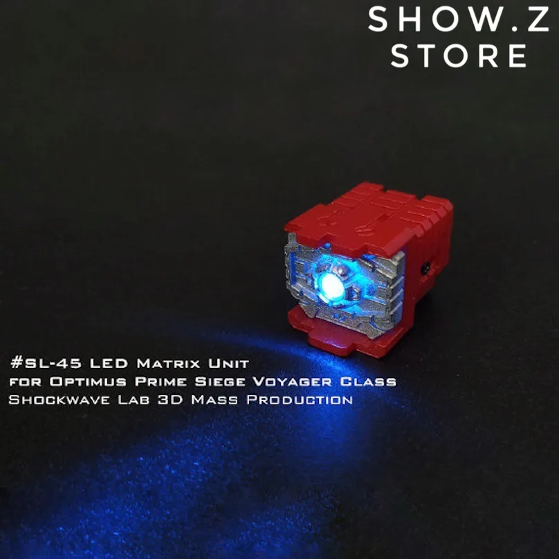 [Show. Z магазин] Shockwave лаборатории SL SL-45 SL45LED матричный блок Upgrade Kit для OP Siege Voyager класс трансформации фигурку