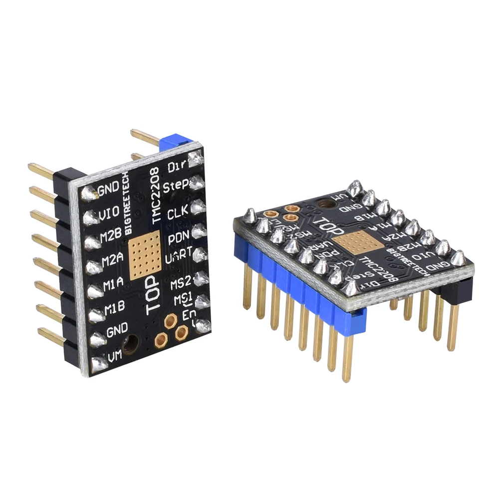 BIQU BIGTREETECH TMC2208 TMC2130 سائق StepStick كتم SKR V1.1 Ramps1.6 1.5 Slient موتور RepRap 3D طابعة أجزاء