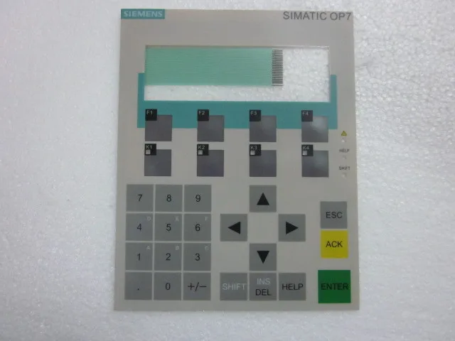 Новая мембранная клавиатура для Siemens OP7 6AV3607-1JC20-0AX2 6AV3607-1JC00-0AX1 6AV3607-1JC30-0AX1 Сенсорная