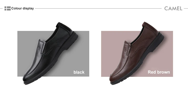 CAMEL/Мужская обувь; удобная повседневная обувь в деловом стиле; офисный комплект из натуральной кожи; мягкая тонкая мужская обувь из воловьей кожи