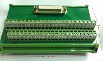 

DB44 DR44 Male or Female 44pin port Terminal block adapter converter PCB board Breakout 2 row