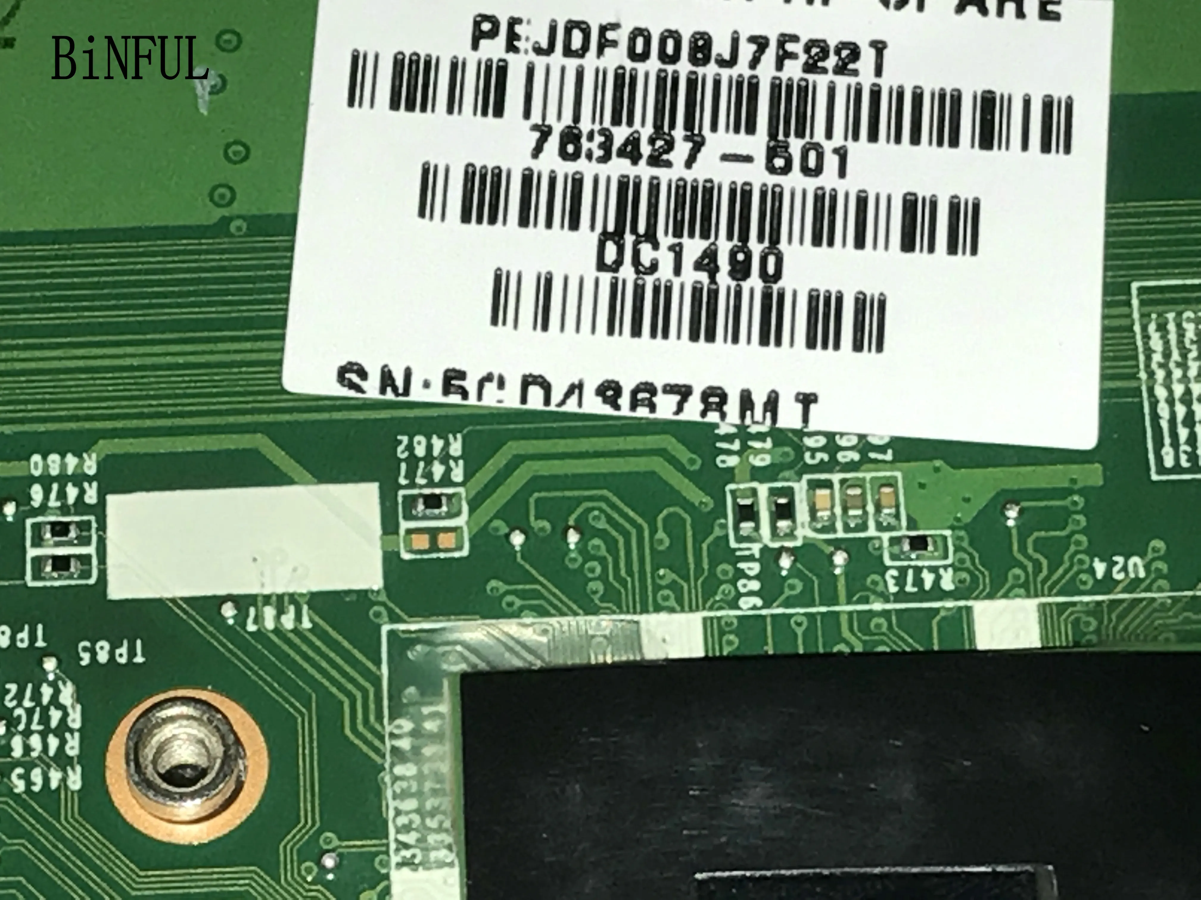 Материнская плата BiNFUL NEW DAY22AMB6E0 Y22A для ноутбука HP PAVILION 17 F 17Z видеокарта 260M/2 ГБ +